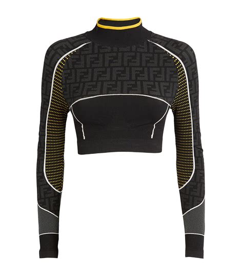 crop top fendi|Fendi top sale.